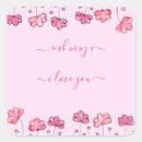 Search for pink i love you stickers Flowers