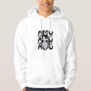 Search for cat lover hoodies Black and white