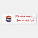 Search for re elect bumper stickers Vote