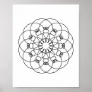 Search for mandala art posters Adult coloring