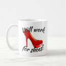 Search for high heel shoes mugs Red