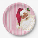 Search for black santa plates Vintage