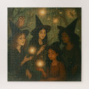 Search for witch on halloween puzzles Witches