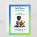 Search for african american baby shower invitations Watercolor