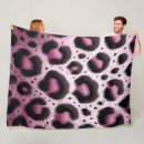 Search for pink leopard print blankets Fashion