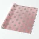 Search for gold dots wrapping paper Blush