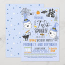 Search for two spooky birthday invitations Halloween 2nd birthday
