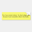 Search for senior citizen bumper stickers Citizens