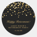 Search for gold and black confetti stickers Congratulations