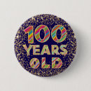 Search for 1 year old birthday badges 100th