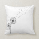 Search for simple dandelion cushions Minimalist