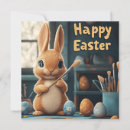 Search for painted egg easter cards Rabbit