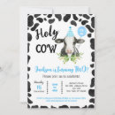 Search for cow print birthday invitations barn