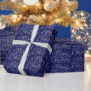 Search for blue and silver christmas wrapping paper Metallic