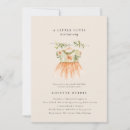 Search for cutie orange baby shower invitations Watercolor
