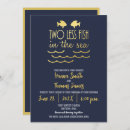 Search for two less fish invitations In the sea