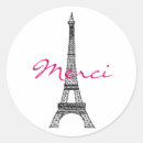 Search for paris thank you stickers Merci