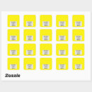 Search for square blank stickers Business