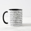 Search for vintage sheet music mugs Black