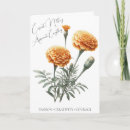 Search for october birth flower cards Marigold