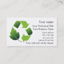 Search for recycling business cards Environmental