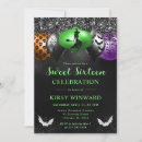 Search for halloween sweet 16 invitations Fall