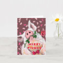 Search for funny pig christmas cards Piggy