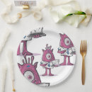 Search for funny birthday plates Monster