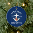 Search for beach house christmas tree decorations Navy blue