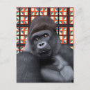 Search for gorilla art postcards Wildlife