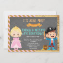 Search for princess and pirate invitations Joint