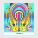 Search for guitar art stickers Pink