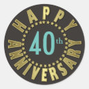 Search for 30th anniversary stickers Gold