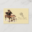 Search for voice teacher business cards Elegant