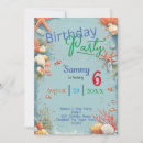 Search for underwater birthday invitations Sea