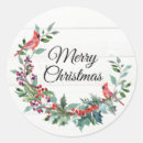 Search for cardinal stickers Watercolor