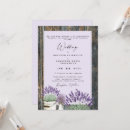 Search for rustic lavender wedding invitations Vintage