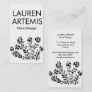 Search for watercolor flowers business cards Trendy