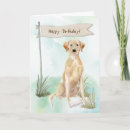 Search for yellow lab birthday cards Labrador retriever