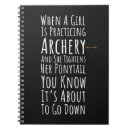 Search for archery notebooks For her