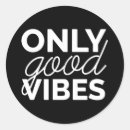 Search for good vibes only stickers Black