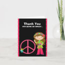 Search for hippie thank you cards Girly