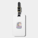 Search for print on demand luggage tags Unicorn