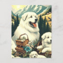 Search for great pyrenees dog postcards Puppy