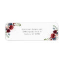 Search for rustic burgundy return address labels Eucalyptus