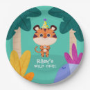 Search for tiger paper plates Jungle