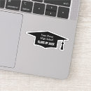 Search for black graduation hat stickers High school