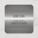 Search for stainless steel business cards Silver