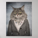 Search for cat in clothes posters Funny