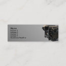 Search for typewriter business cards Black
